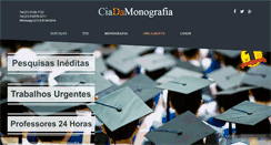 Desktop Screenshot of ciadamonografia.com.br