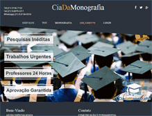 Tablet Screenshot of ciadamonografia.com.br